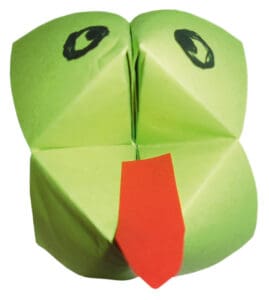 Frosch falten