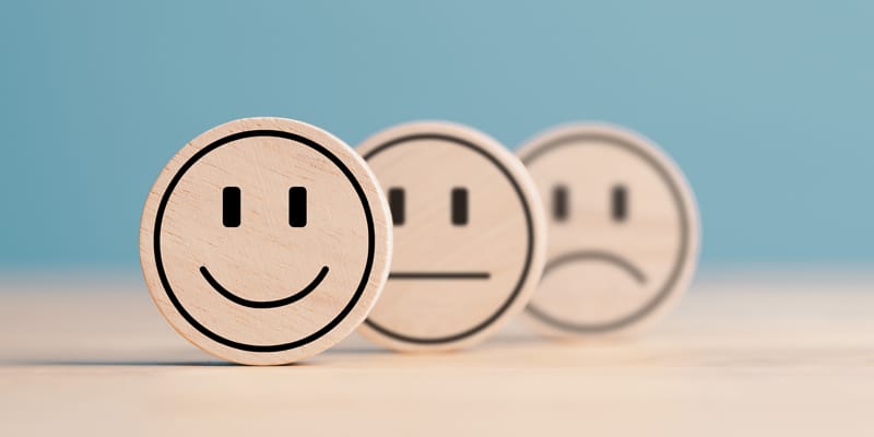Smileys aus Holz