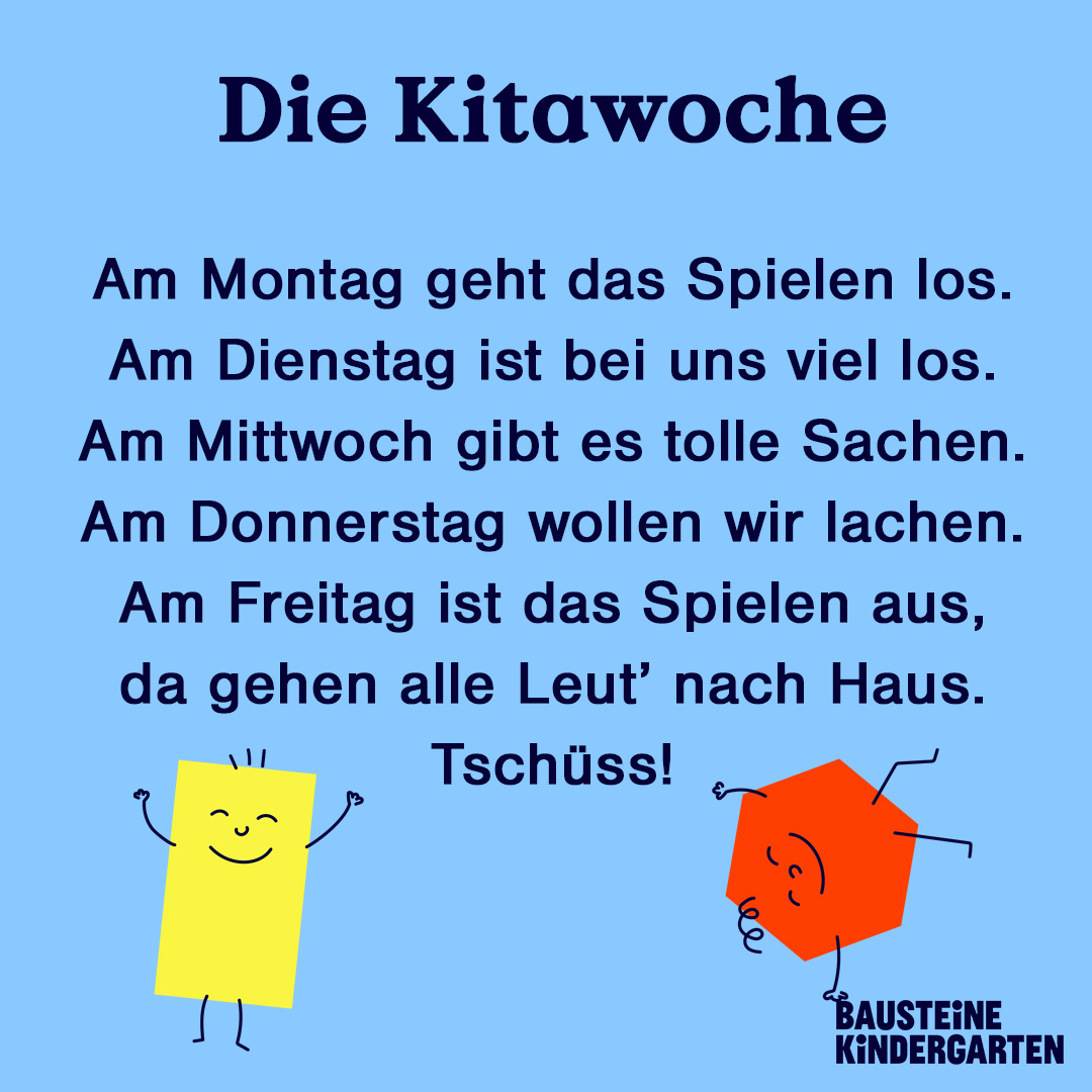  BAUSTEiNE KiNDERGARTEN Bildidee 